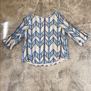 Skies Are Blue 3/4 sleeve